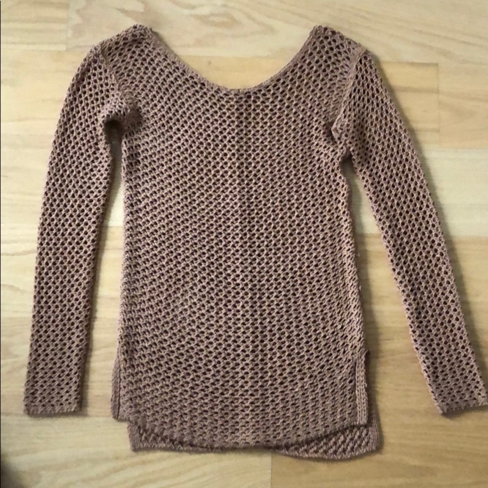 Burnt orange sweater